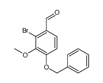 2-bromo-3-methoxy-4-phenylmethoxybenzaldehyde结构式