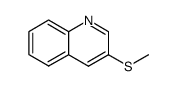 3-Methylsulfenylquinoline Structure