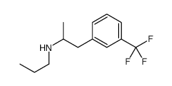 α-Methyl-N-propyl-3-(trifluoromethyl)benzeneethanamine structure