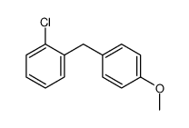 1-chloro-2-[(4-methoxyphenyl)methyl]benzene Structure