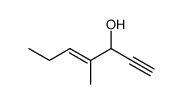 4-methyl-hept-4-en-1-yn-3-ol Structure