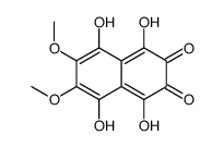 6,7-Dimethoxy-2,3,5,8-tetrahydroxynaphthalene-1,4-dione picture