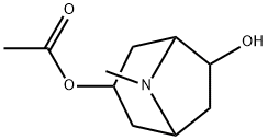 3-Acetoxy-8-methyl-8-azabicyclo[3.2.1]octane-6-ol结构式