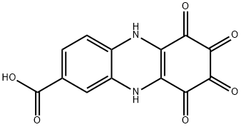 5,6,7,8,9,10-Hexahydro-6,7,8,9-tetraoxo-2-phenazinecarboxylic acid结构式