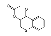 (4-oxo-2,3-dihydrothiochromen-3-yl) acetate结构式