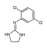 N-(2,5-Dichlorophenyl)-4,5-dihydro-1H-imidazole-2-amine结构式