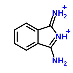 3-Amino-1-iminio-1H-isoindolium Structure