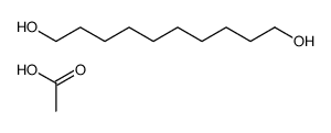 acetic acid,decane-1,10-diol结构式