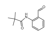 N-(2-formylphenyl)-2,2-dimethylpropanamide结构式