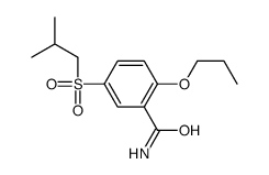 5-(2-methylpropylsulfonyl)-2-propoxybenzamide Structure