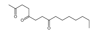 pentadecane-2,5,8-trione Structure