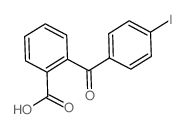 Benzoic acid,2-(4-iodobenzoyl)-结构式