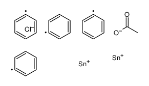 acetyloxy(diphenyl)tin,chloro(diphenyl)tin Structure