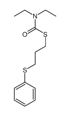 S-(3-phenylsulfanylpropyl) N,N-diethylcarbamothioate Structure