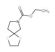 1,4-DITHIA-7-AZA-SPIRO[4.4]NONANE-7-CARBOXYLIC ACID ETHYL ESTER Structure