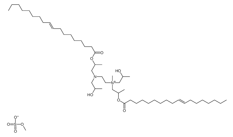 [2-[bis(2-hydroxypropyl)amino]ethyl]bis(2-hydroxypropyl)(methyl)ammonium methyl sulphate, dioleate (ester) picture