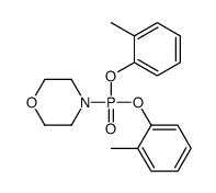 4-bis(2-methylphenoxy)phosphorylmorpholine结构式