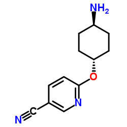 Benzonitrile, 4-[(trans-4-aminocyclohexyl)oxy]- Structure