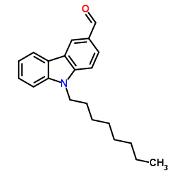 9-Octyl-9H-carbazole-3-carbaldehyde Structure