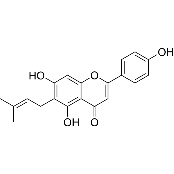 4',5,7-Trihydroxy-6-prenylflavone picture