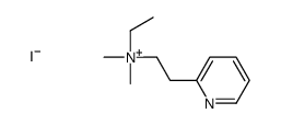 ethyl-dimethyl-(2-pyridin-2-ylethyl)azanium,iodide Structure