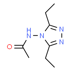 Acetamide,N-(3,5-diethyl-4H-1,2,4-triazol-4-yl)-结构式