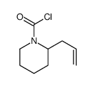 1-Piperidinecarbonyl chloride, 2-(2-propenyl)- (9CI)结构式