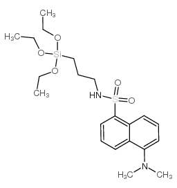 n-(triethoxysilylpropyl)dansylamide结构式