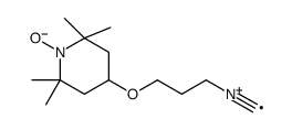 4-(1-oxo-2,2,6,6-tetramethylpiperidyl)-3-isocyano-n-propyl ether结构式