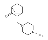 Bicyclo[2.2.1]heptan-2-one,3-[(4-methyl-1-piperazinyl)methyl]-结构式