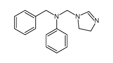 N-benzyl-N-(4,5-dihydroimidazol-1-ylmethyl)aniline结构式