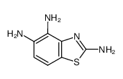 benzothiazole-2,4,5-triamine Structure