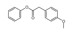 phenyl 2-(4-methoxyphenyl)acetate结构式