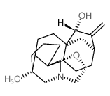 5H,13cH-8a,11-Methano-6,13b-propanocyclohept[h]oxazolo[2,3-a]isoquinolin-9-ol, dodecahydro-6-methyl-10-methylene structure