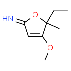 2(5H)-Furanimine,5-ethyl-4-methoxy-5-methyl-(9CI)结构式