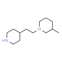 Piperidine, 3-methyl-1-[2-(4-piperidinyl)ethyl]- (9CI)结构式