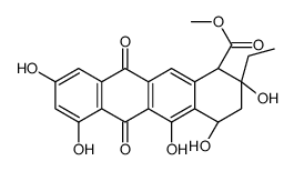 2-hydroxyaklavinone Structure