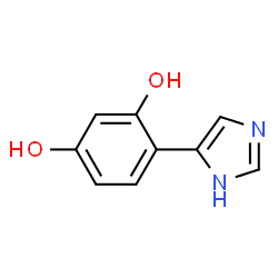 1,3-Benzenediol,4-(1H-imidazol-4-yl)- (9CI) structure