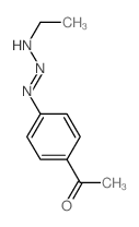 Ethanone,1-[4-(3-ethyl-2-triazen-1-yl)phenyl]- structure