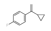 Benzene,1-(1-cyclopropylethenyl)-4-fluoro- structure