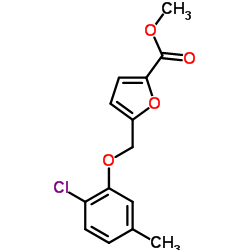 5-(2-CHLORO-5-METHYL-PHENOXYMETHYL)-FURAN-2-CARBOXYLIC ACID METHYL ESTER structure