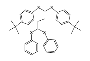 1,1-bis(phenylthio)-4,4-bis((p-tert-butylphenyl)thio)butane结构式