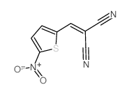 2-[(5-nitrothiophen-2-yl)methylidene]propanedinitrile结构式