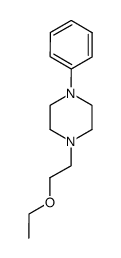 1-(2-ethoxy-ethyl)-4-phenyl-piperazine结构式