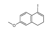 4-iodo-7-methoxy-1,2-dihydronaphthalene Structure