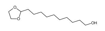 2-(10-Hydroxydecyl)-1,3-dioxolan Structure