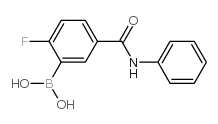 (2-FLUORO-5-(PHENYLCARBAMOYL)PHENYL)BORONIC ACID picture