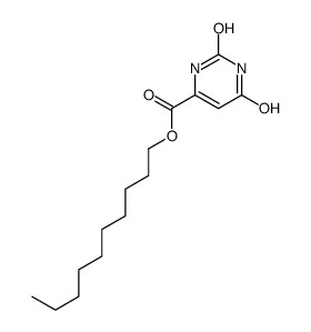 decyl 2,4-dioxo-1H-pyrimidine-6-carboxylate Structure