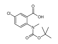 N-BOC-N-METHYL-5-CHLOROANTHRANILICACID Structure