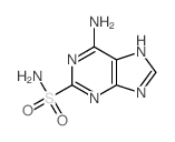 9H-Purine-2-sulfonamide,6-amino-结构式